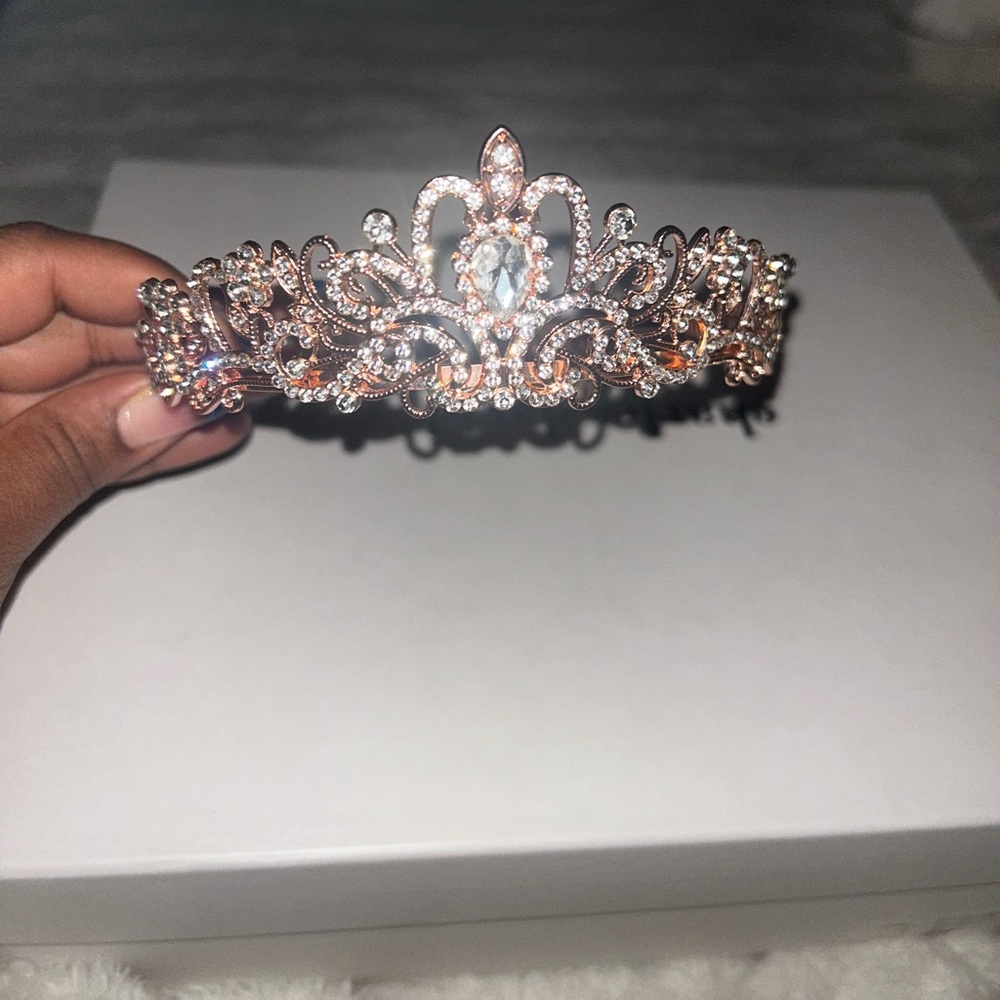 Elegant Rose Gold Tiara